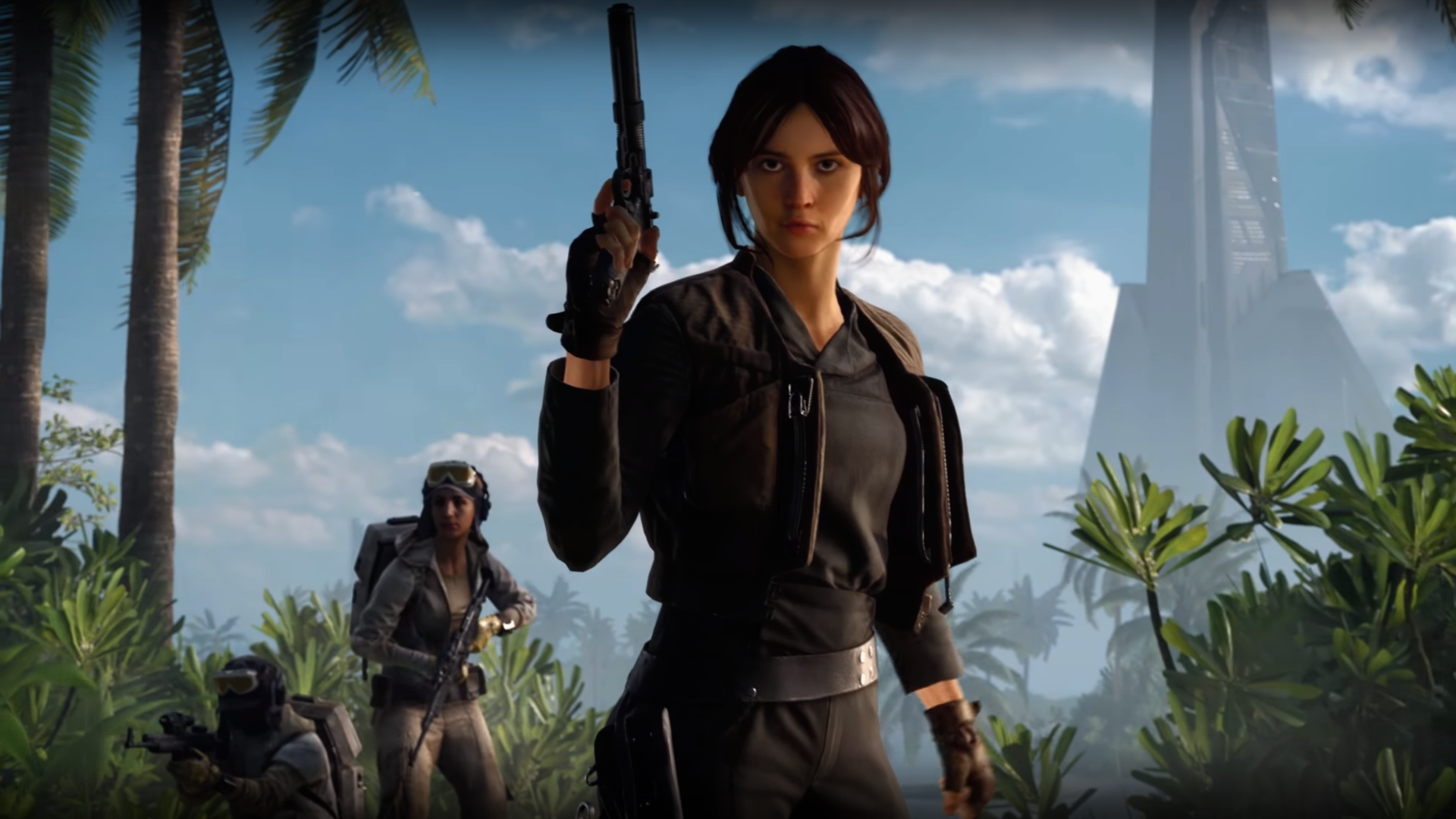 jyn erso wallpaper,action adventure game,pc game,shooter game,movie,adventure game