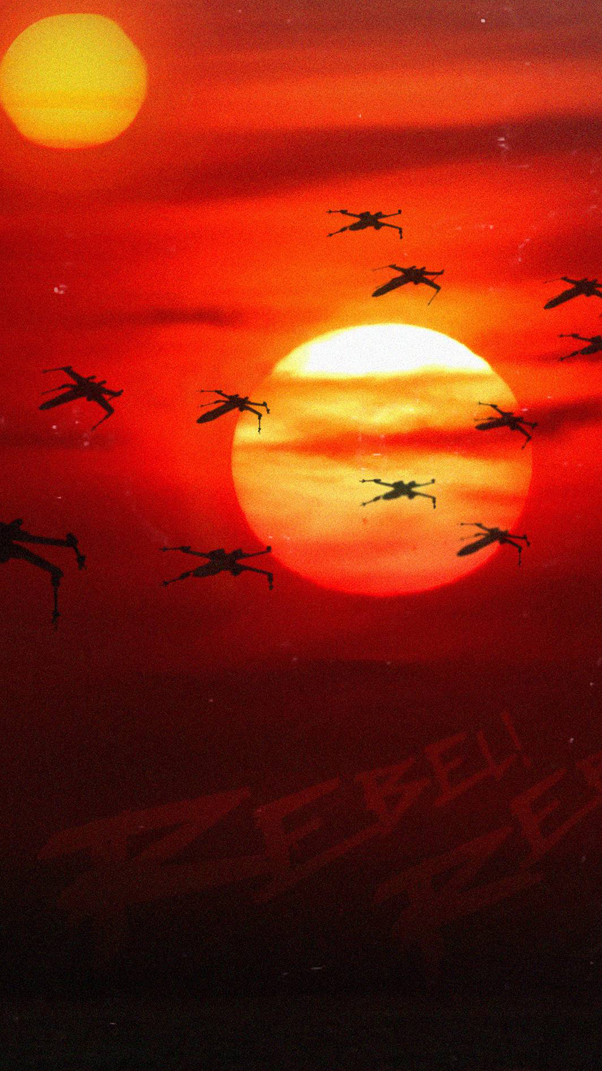 rogue one iphone wallpaper,sky,red,red sky at morning,sunset,sunrise