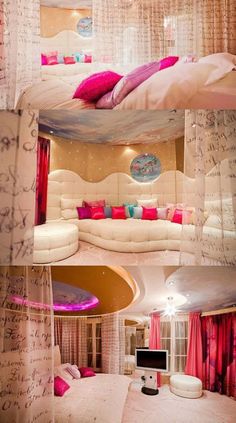 10 살짜리 월페이퍼,분홍,침대,방,생성물,인테리어 디자인