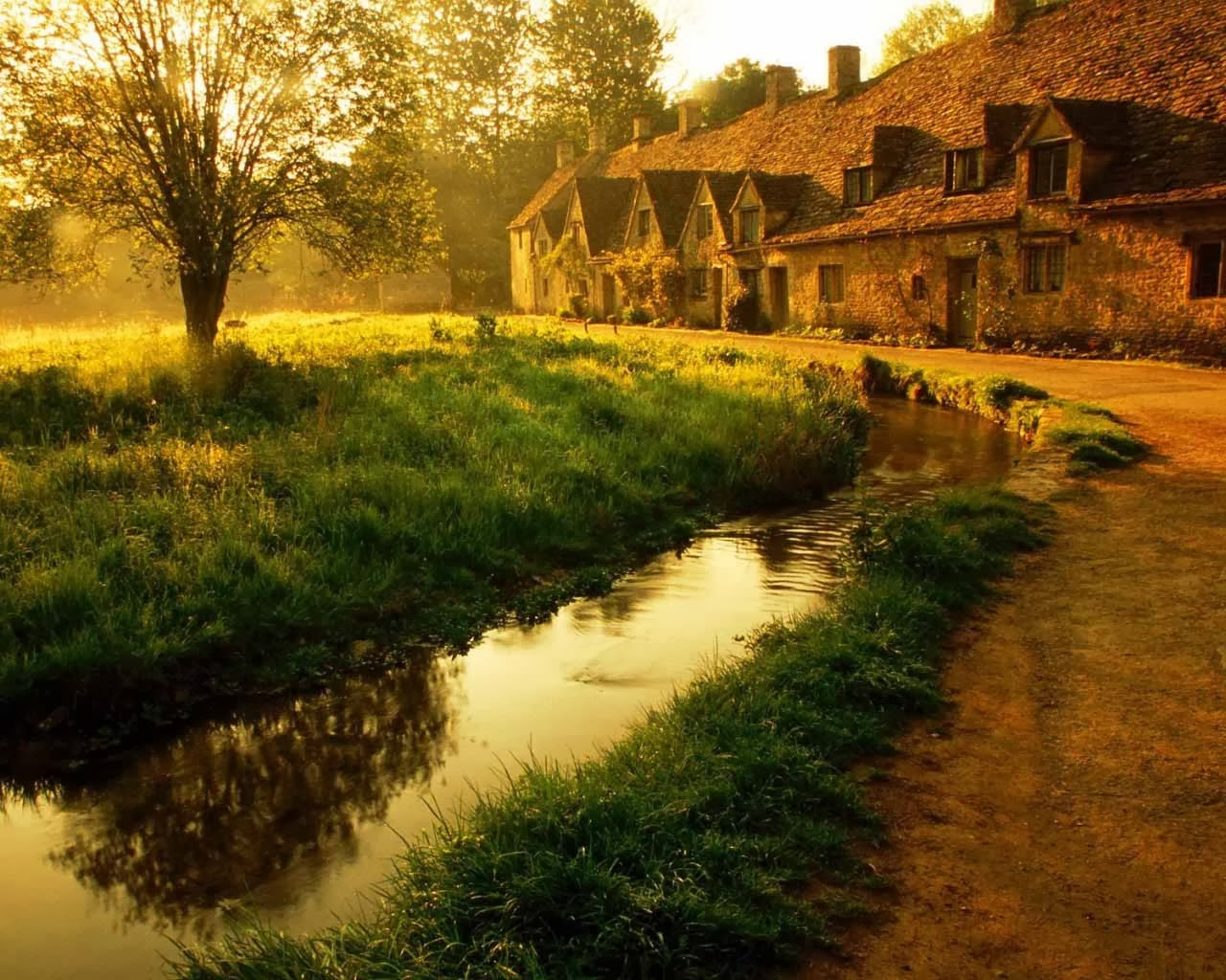 inglés fondo de pantalla hd,paisaje natural,naturaleza,reflexión,camino acuático,agua