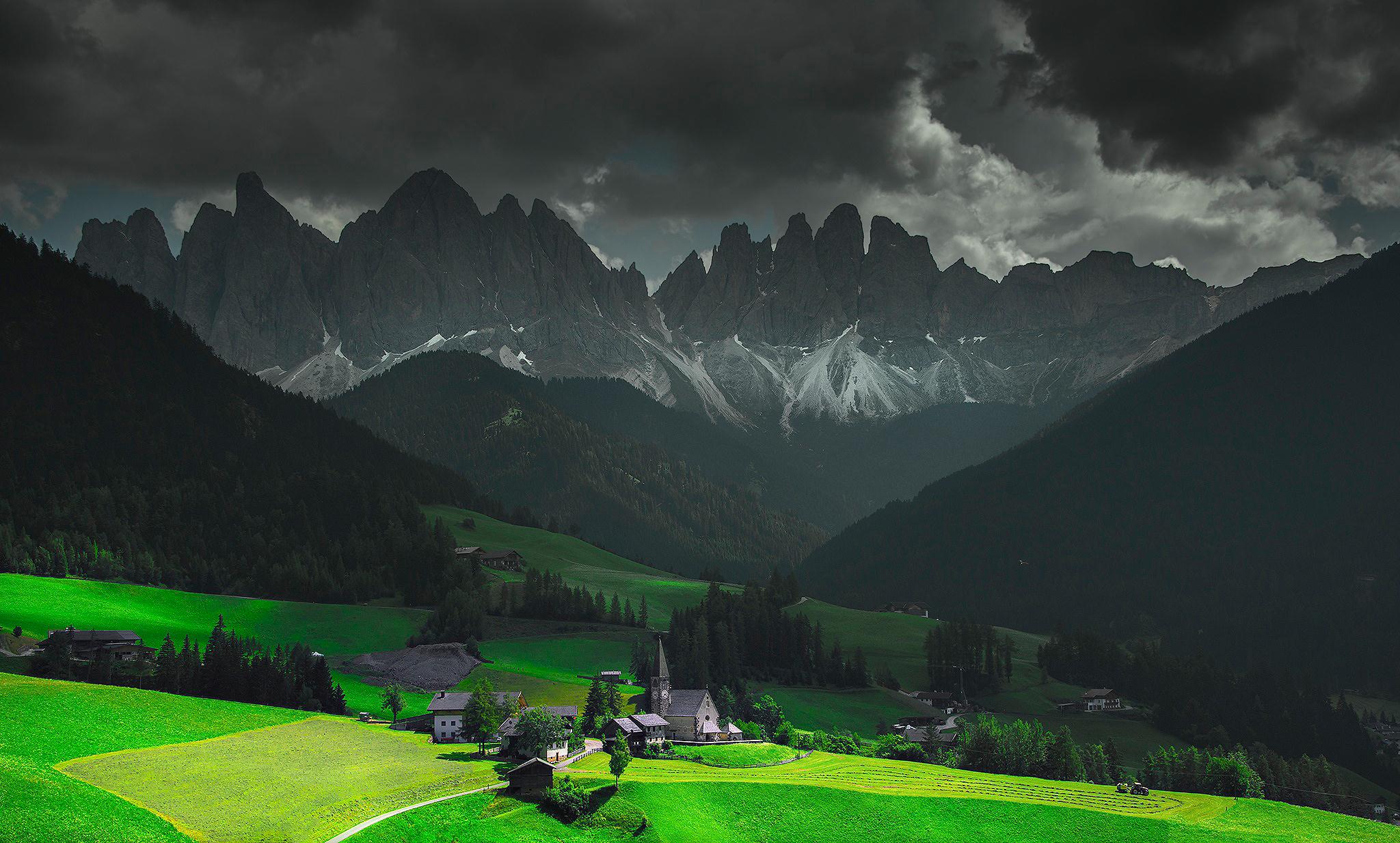 sfondo per ipad 4k,verde,natura,catena montuosa,montagna,cielo