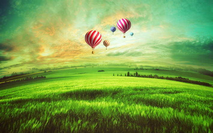 3d hot wallpapers,hot air ballooning,hot air balloon,nature,sky,natural environment