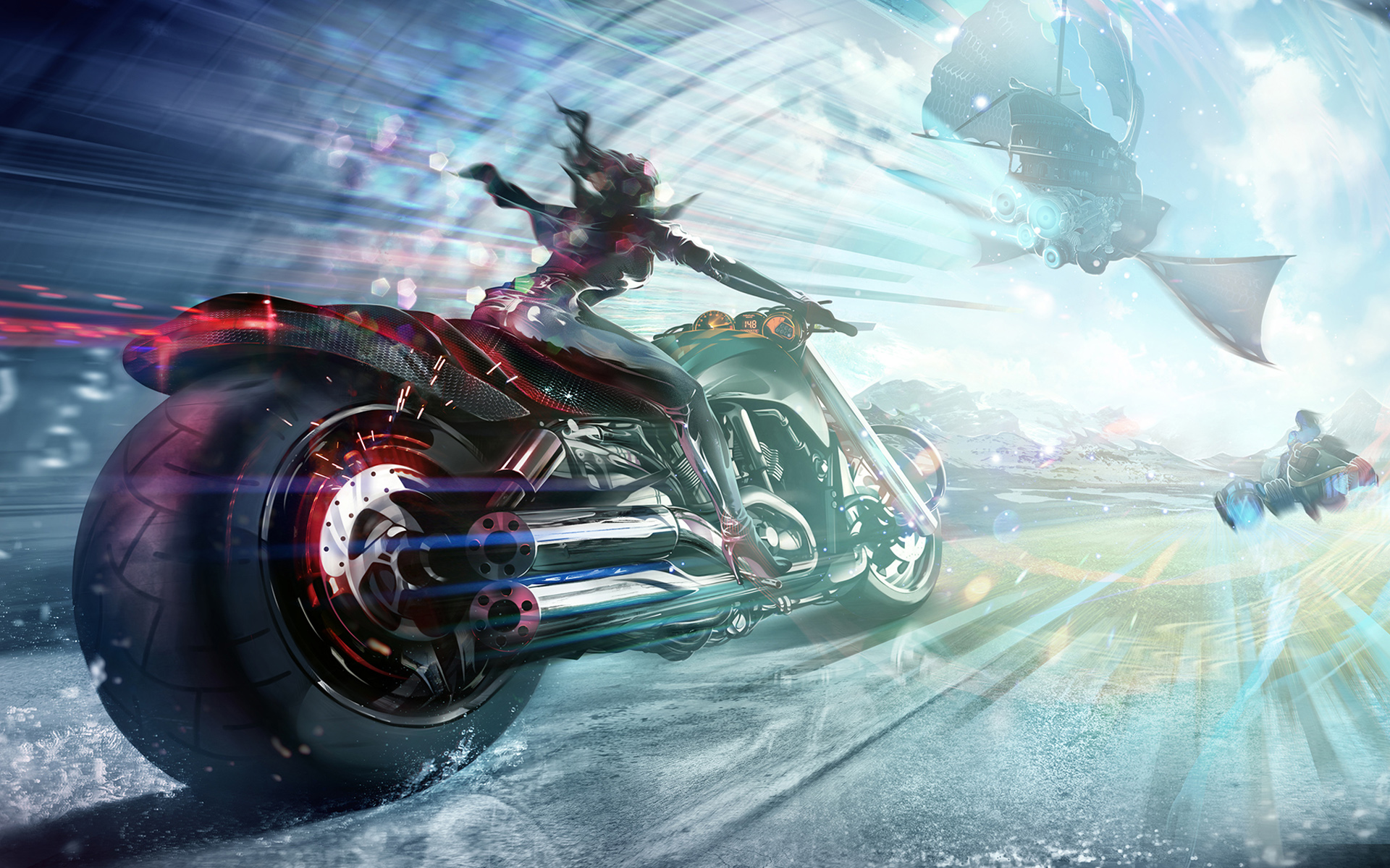 3d hot wallpapers,vehicle,illustration,cg artwork,graphic design,fictional character