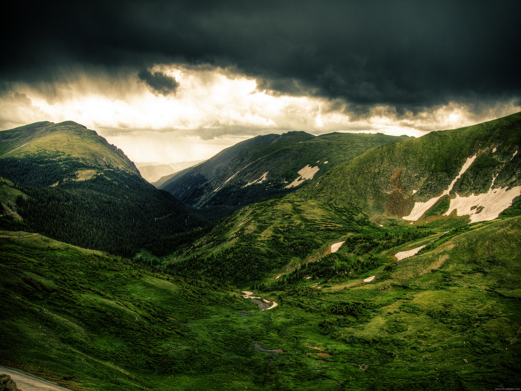 hd ipad wallpaper 2048x1536,berg,natur,natürliche landschaft,himmel,grün