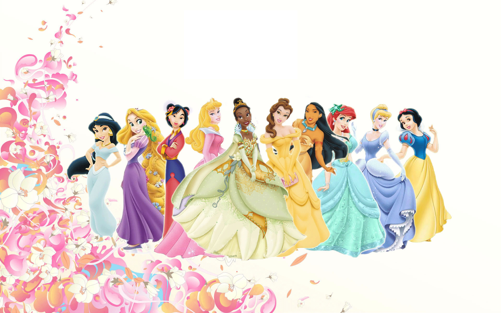 fondo de pantalla princesas,dibujos animados,ilustración,vestir,evento,vestido