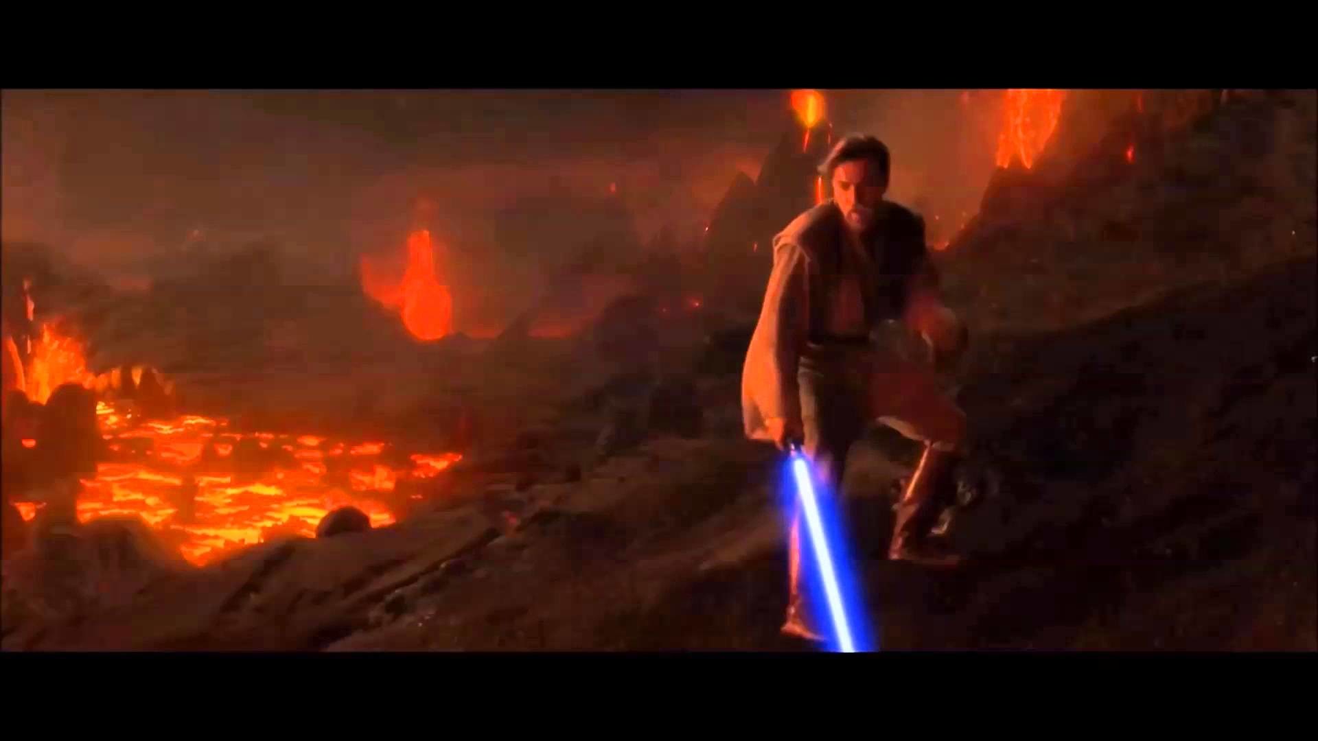 fond d'écran anakin vs obi wan,chaleur,feu,flamme,atmosphère,un événement