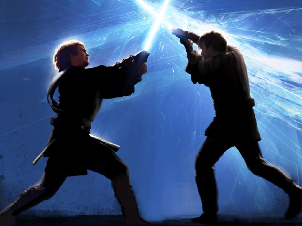 anakin vs obi wan wallpaper,fictional character