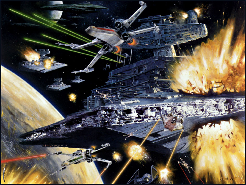 star wars battle wallpaper,raumfahrzeug,schlachtkreuzer,platz,schlachtschiff,kriegsschiff