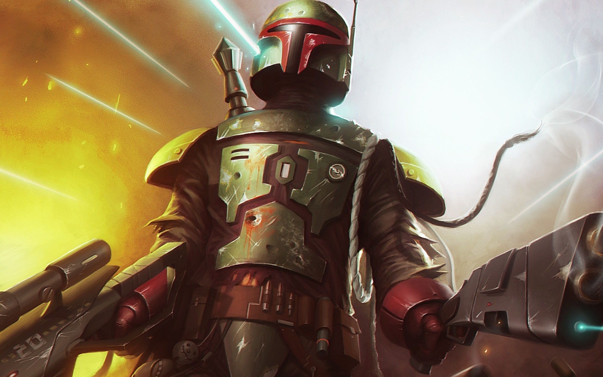 star wars boba fett wallpaper,action adventure game,boba fett,armour,fictional character,knight