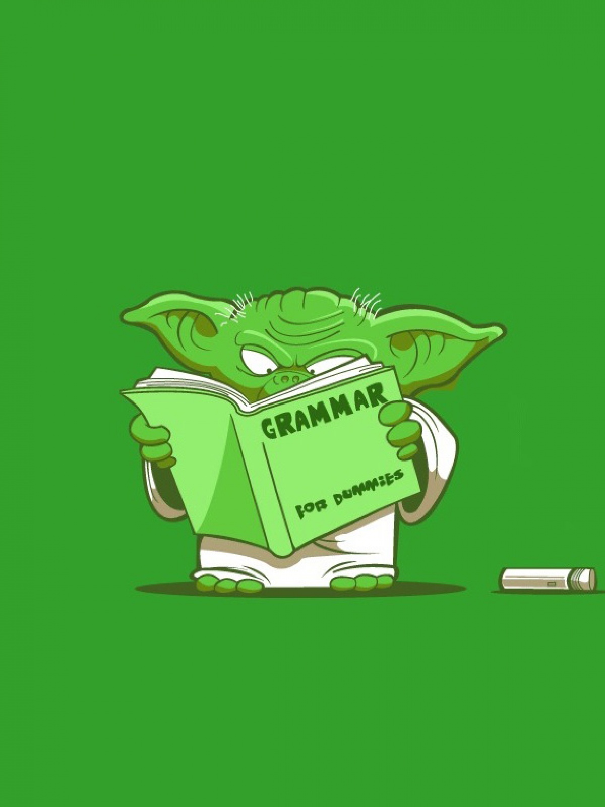 yoda iphone wallpaper,grün,karikatur,illustration,erfundener charakter,kunst