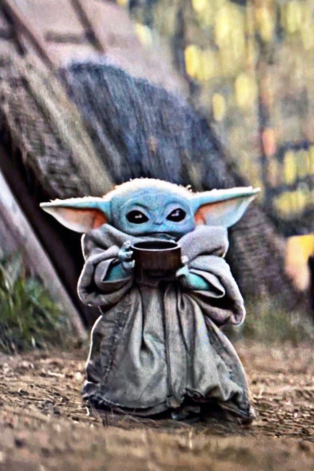 yoda iphone wallpaper,yoda,fictional character,smile