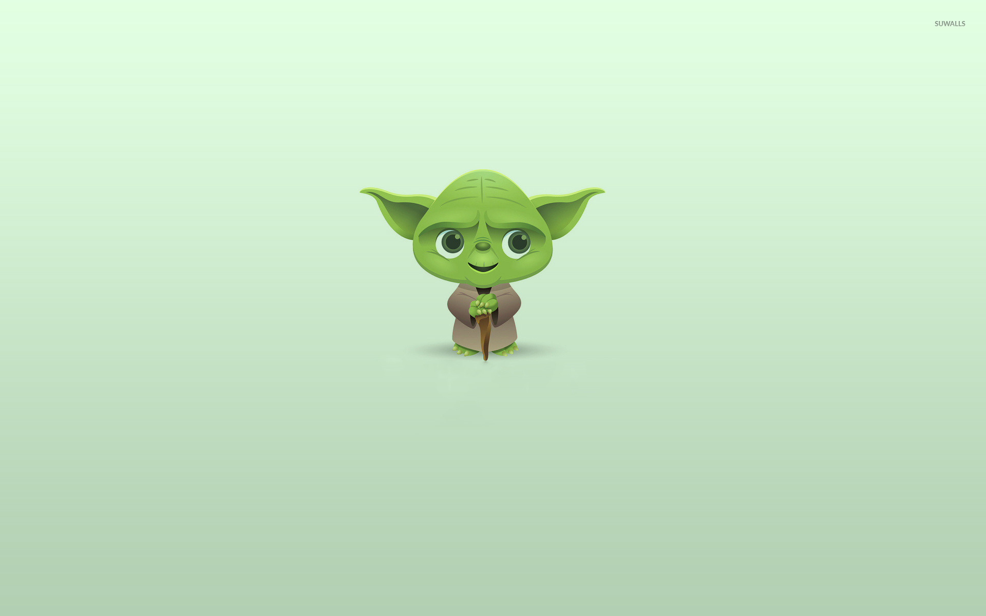 yoda iphone wallpaper,yoda,green,fictional character,illustration,animation