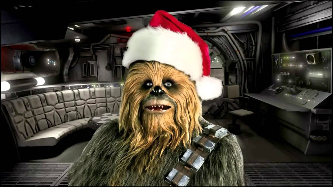 star wars christmas wallpaper,chewbacca,fictional character,yorkshire terrier,dog breed,canidae