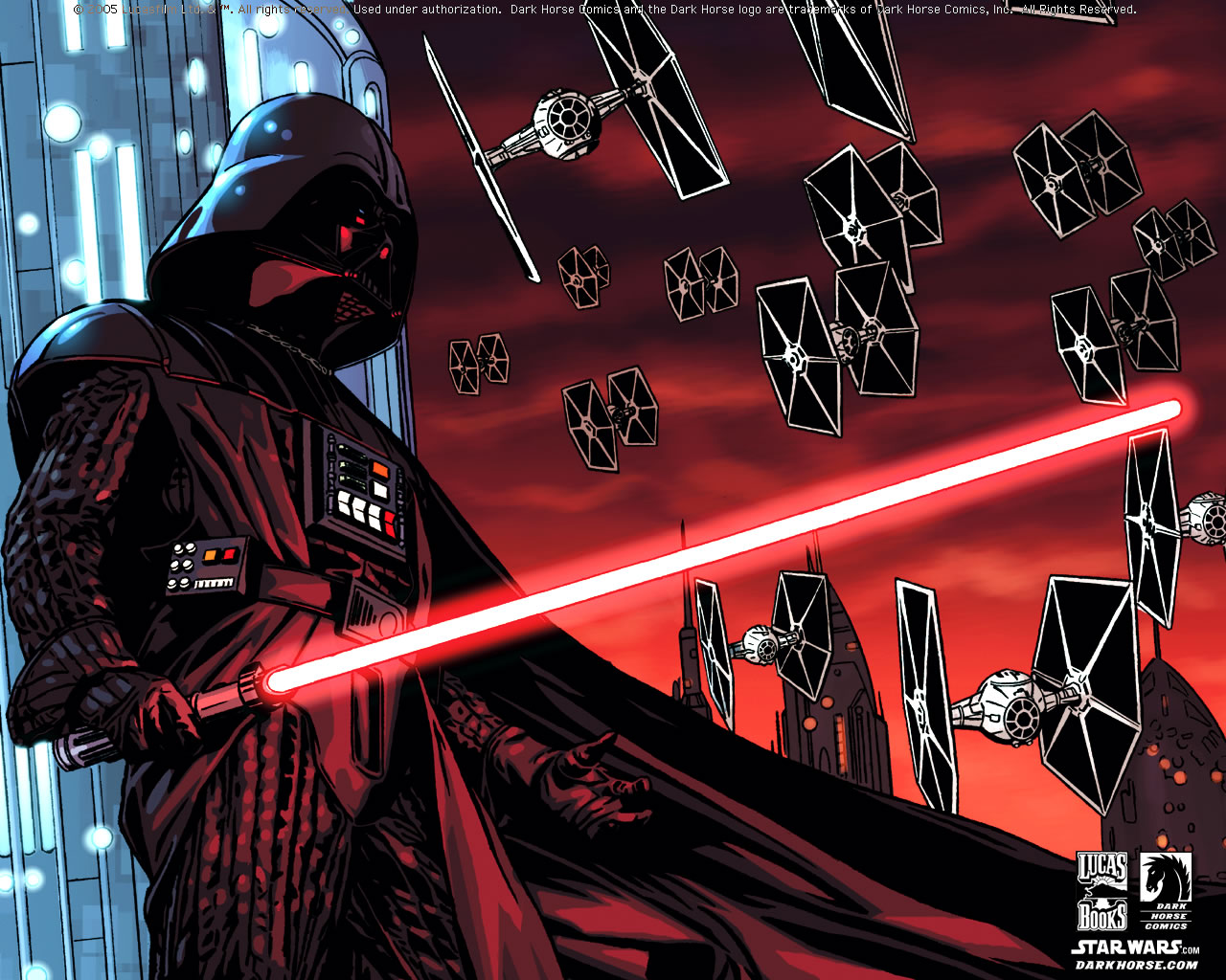 star wars comic wallpaper,darth vader,action adventure game,fictional character,supervillain,games