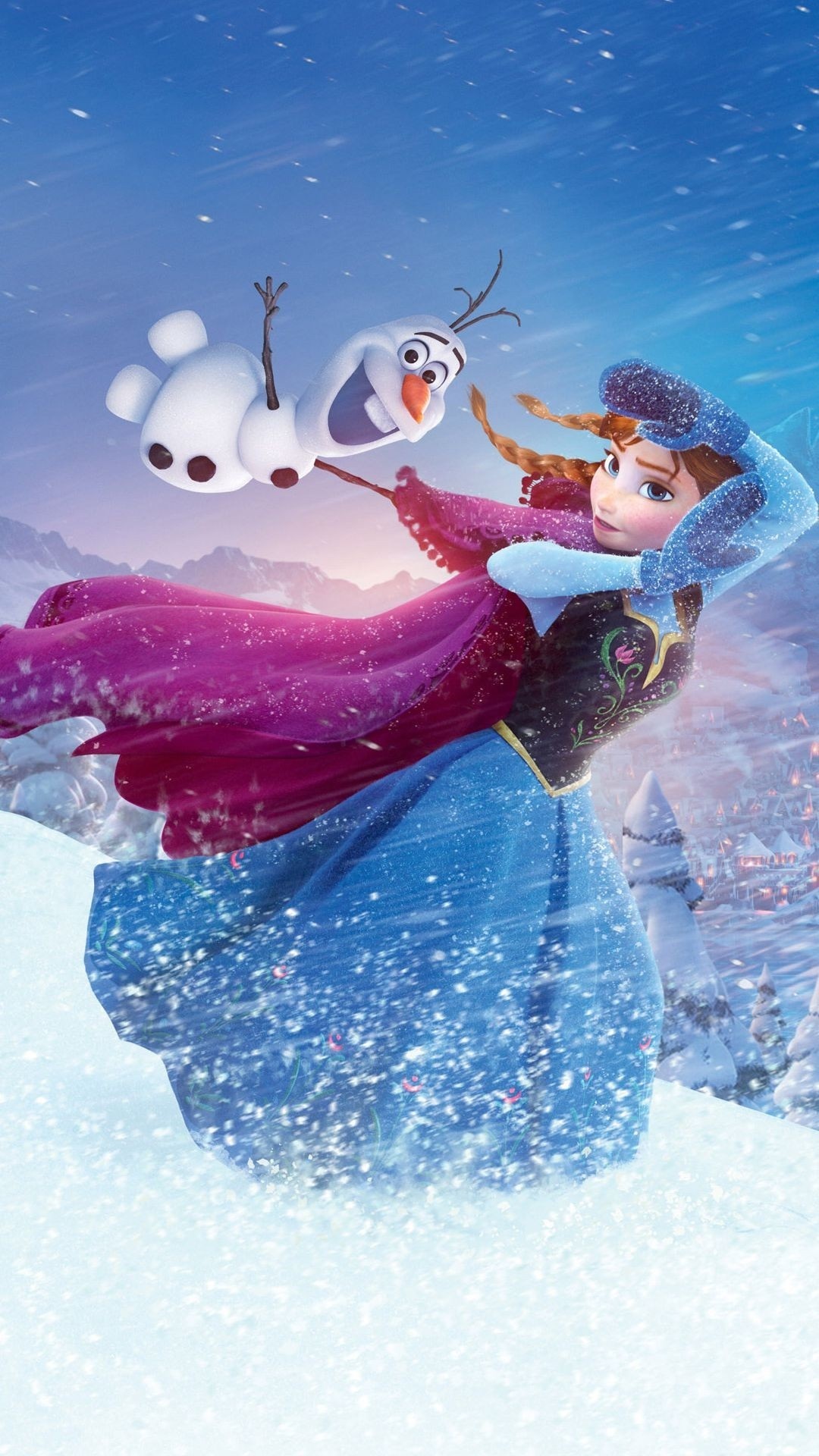 disney christmas wallpaper iphone,cartoon,fictional character,animated cartoon,illustration,snow