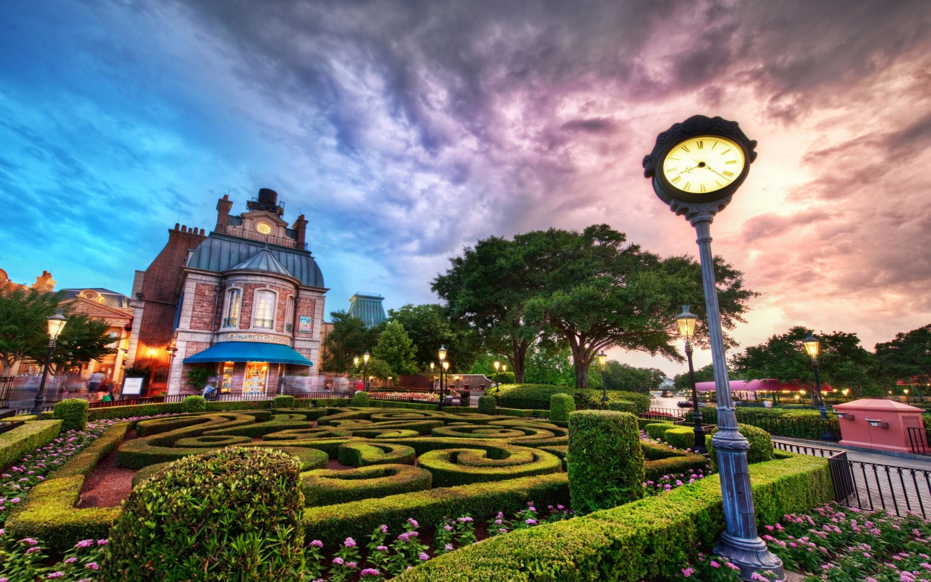 ウォルトディズニー壁紙hd,自然,空,自然の風景,屋敷,建築