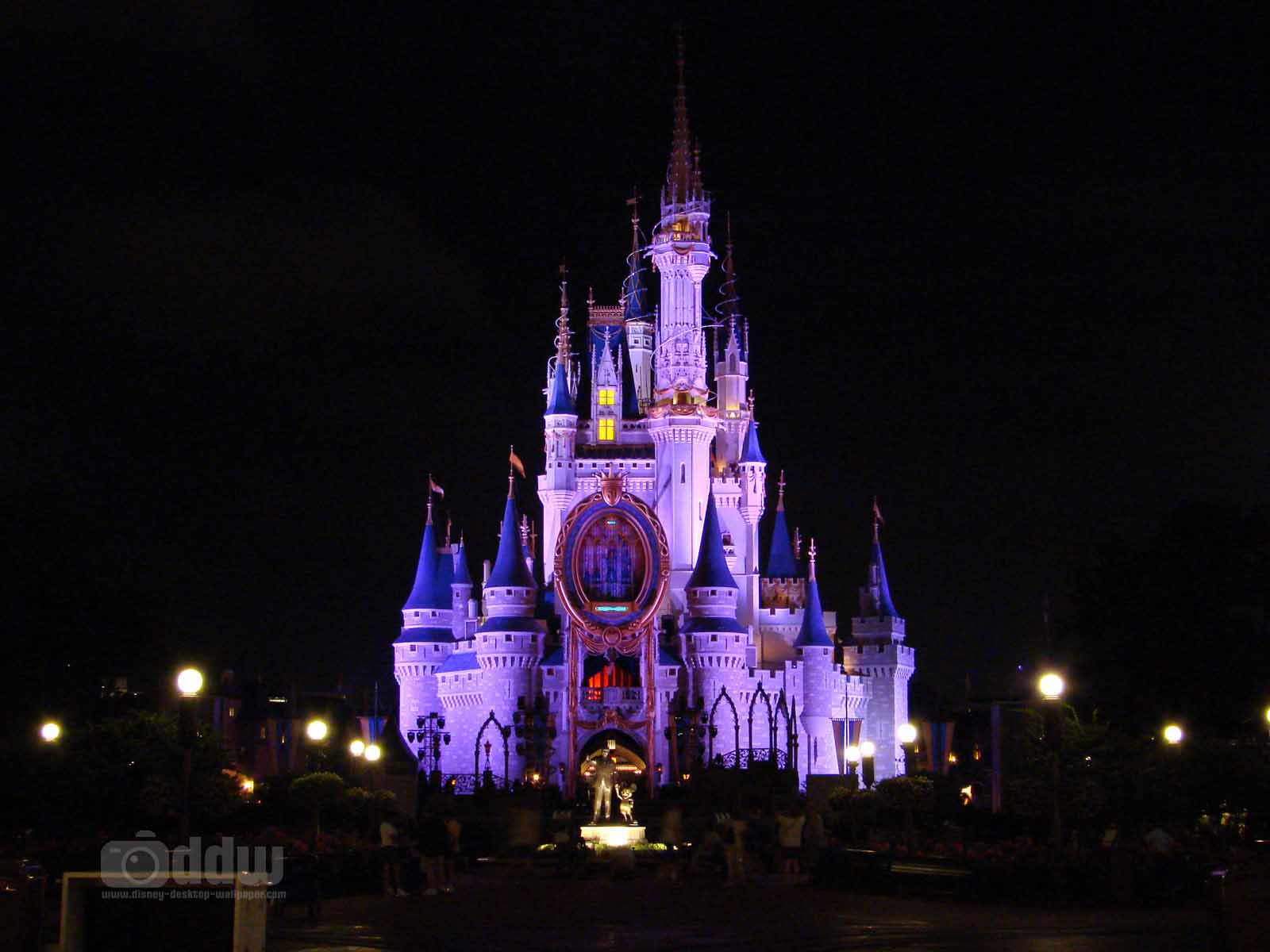 ディズニーワールドのデスクトップの壁紙,ウォルトディズニーワールド,夜,遊園地,パーク,尖塔