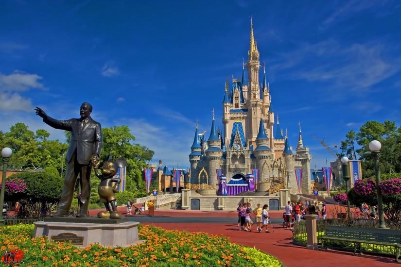 disney world desktop wallpaper,landmark,walt disney world,amusement park,park,sky