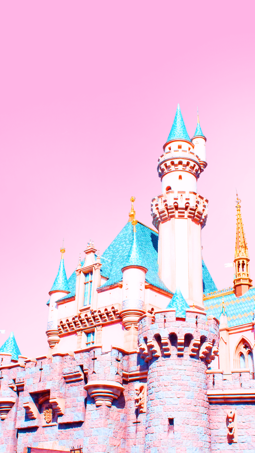디즈니 랜드 아이폰 배경,분홍,예배 장소,사원,건물,뾰족한 탑