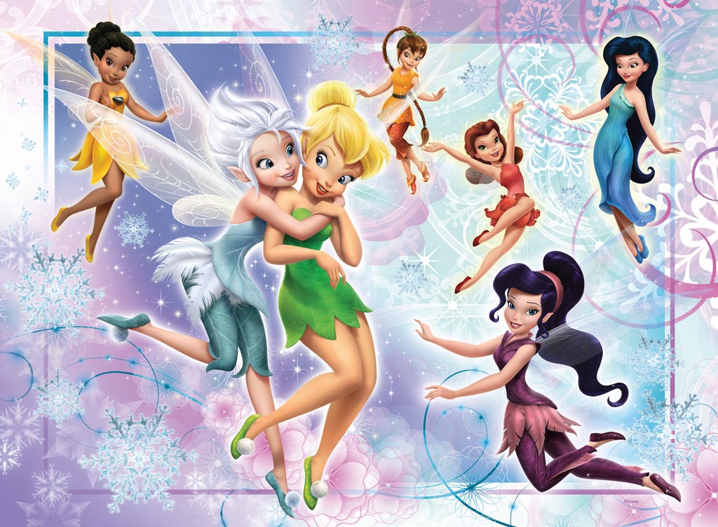 disney fairies wallpaper,animierter cartoon,karikatur,illustration,erfundener charakter,animation