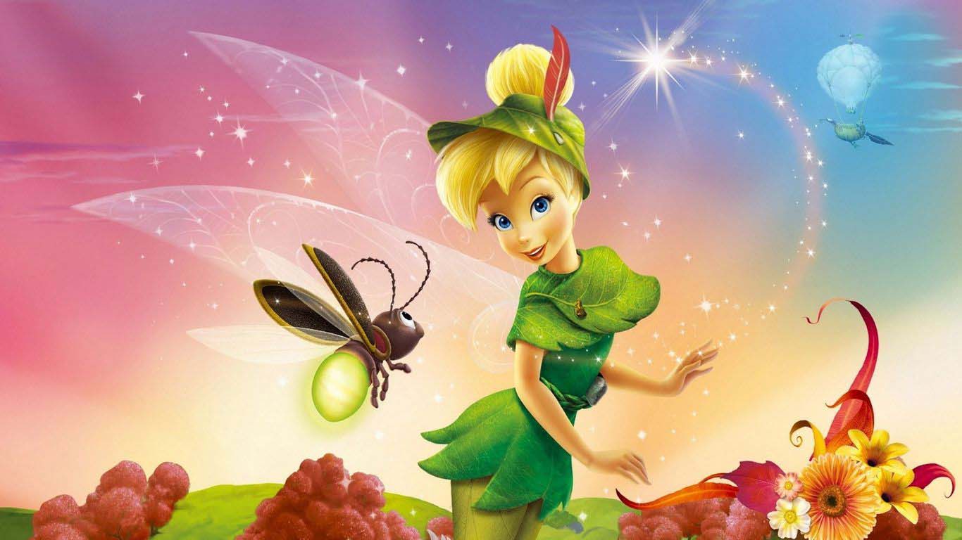disney fairies wallpaper,cartoon,fictional character,illustration,plant