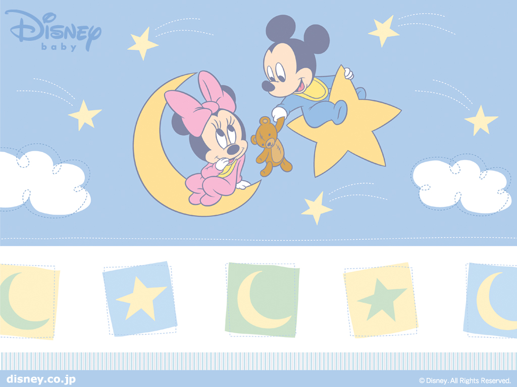 disney baby wallpaper,karikatur,clip art,illustration,erfundener charakter,hintergrund