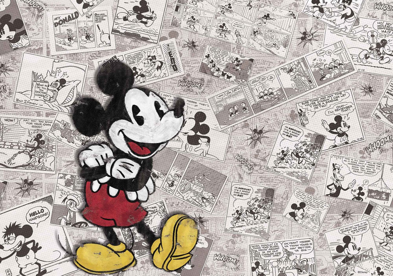 papel pintado vintage disney,dibujos animados,ilustración,dibujos animados,diseño,arte