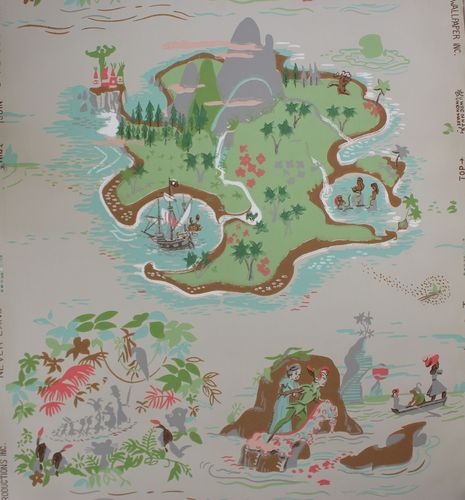 빈티지 디즈니 벽지,미술,세계,지도,삽화