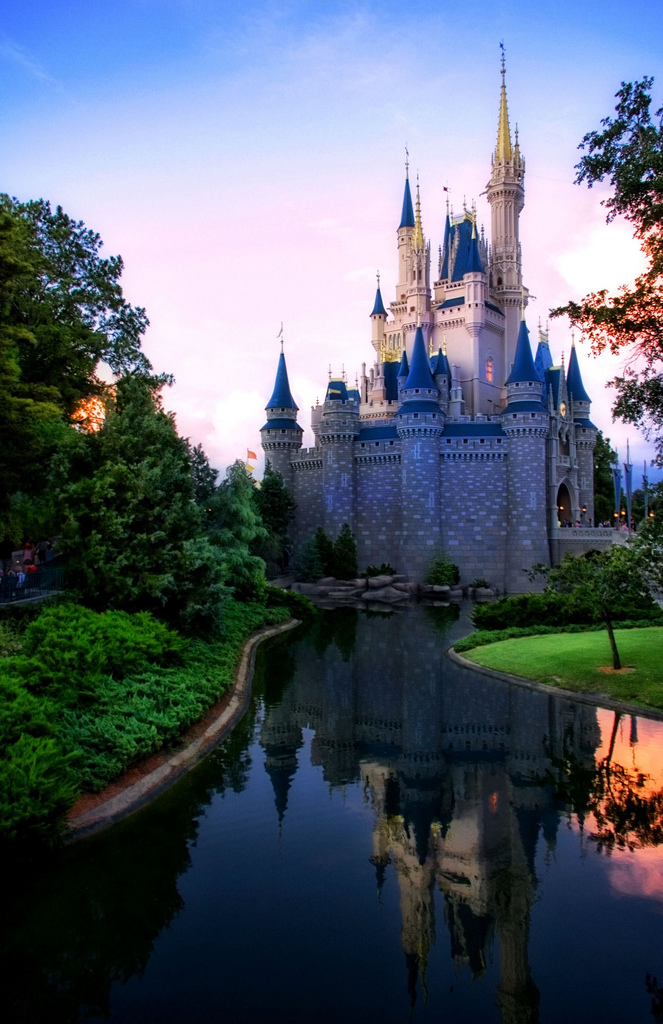 walt disney world wallpaper,nature,landmark,reflection,natural landscape,waterway