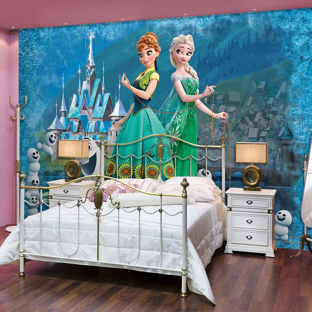 papel pintado de disney para paredes,habitación,mueble,fondo de pantalla,mural,turquesa