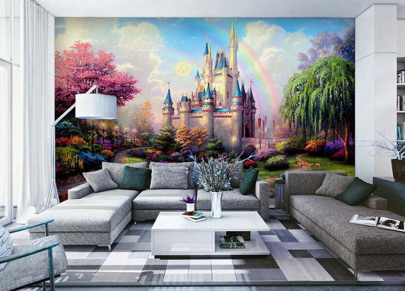 disney wallpaper for walls,mural,wall,modern art,painting,living room