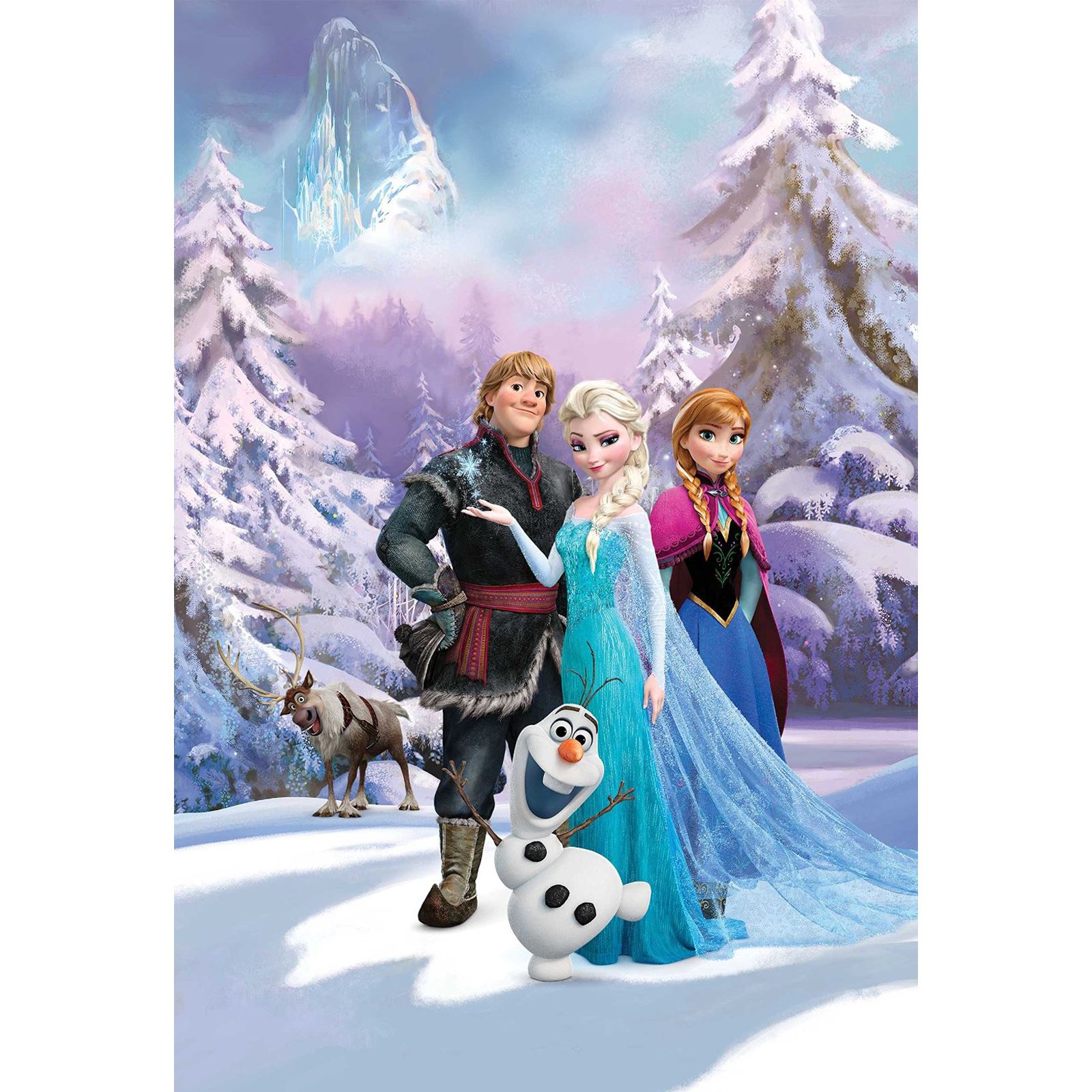 disney wallpaper murals,cartoon,winter,snow,illustration,fictional character