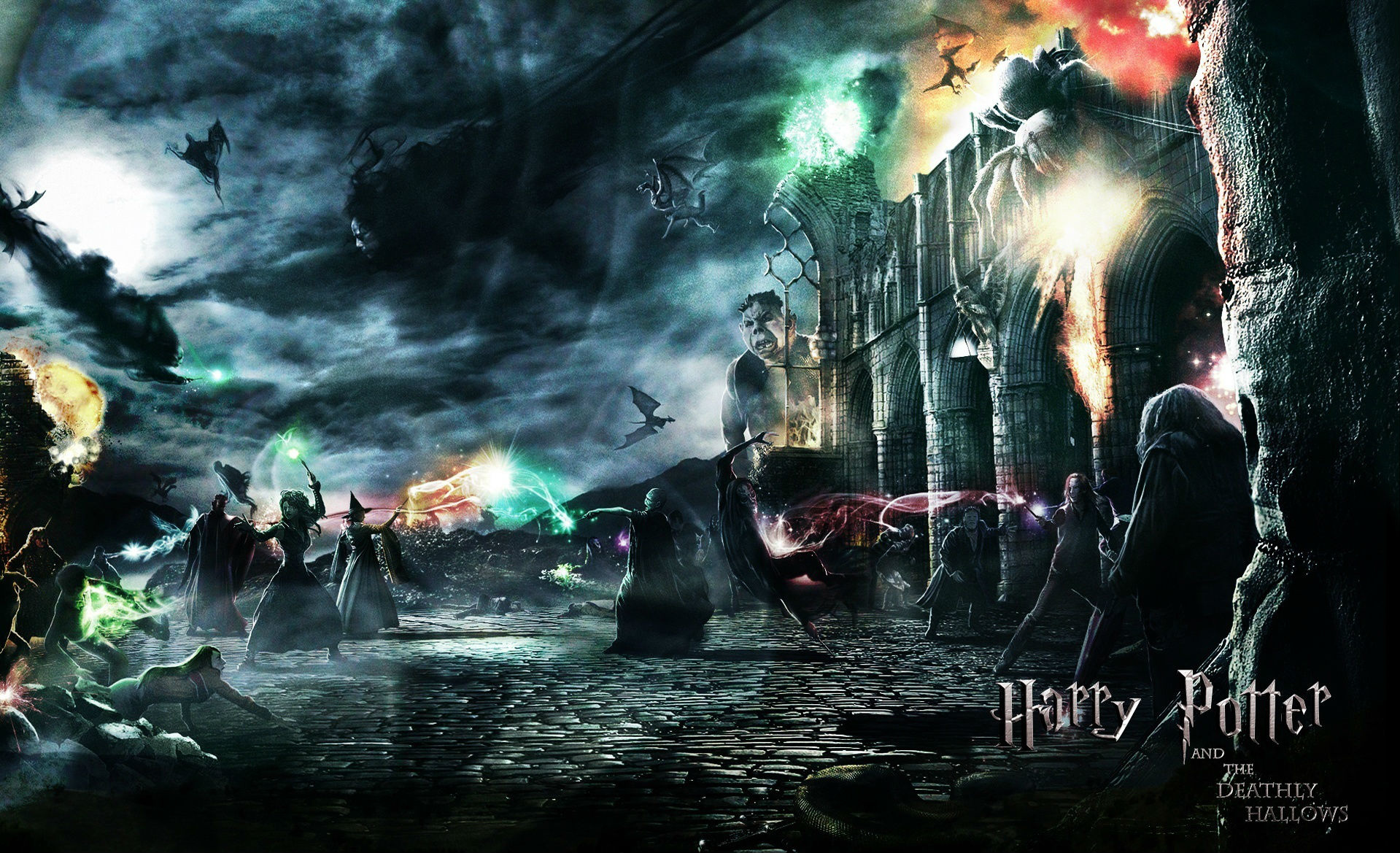 wallpaper do harry potter,action adventure game,pc game,cg artwork,darkness,adventure game