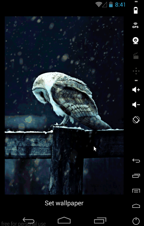 hogwarts live wallpaper,uccello,uccello rapace,natura,tecnologia,immagine dello schermo