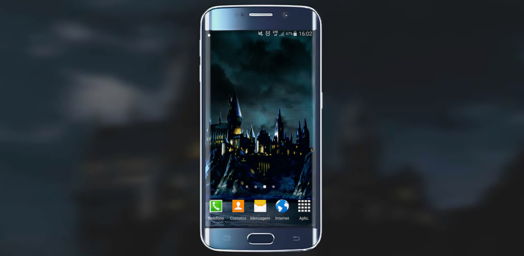 hogwarts live wallpaper,mobile phone,gadget,communication device,portable communications device,smartphone