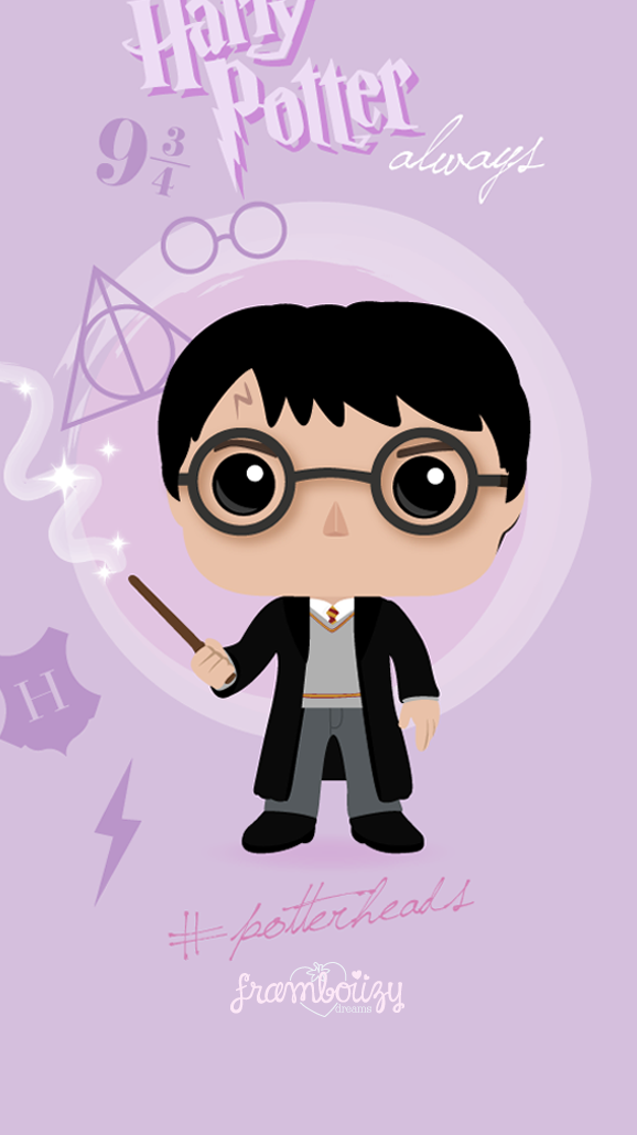 harry potter süße tapete,karikatur,illustration,violett,grafikdesign,erfundener charakter