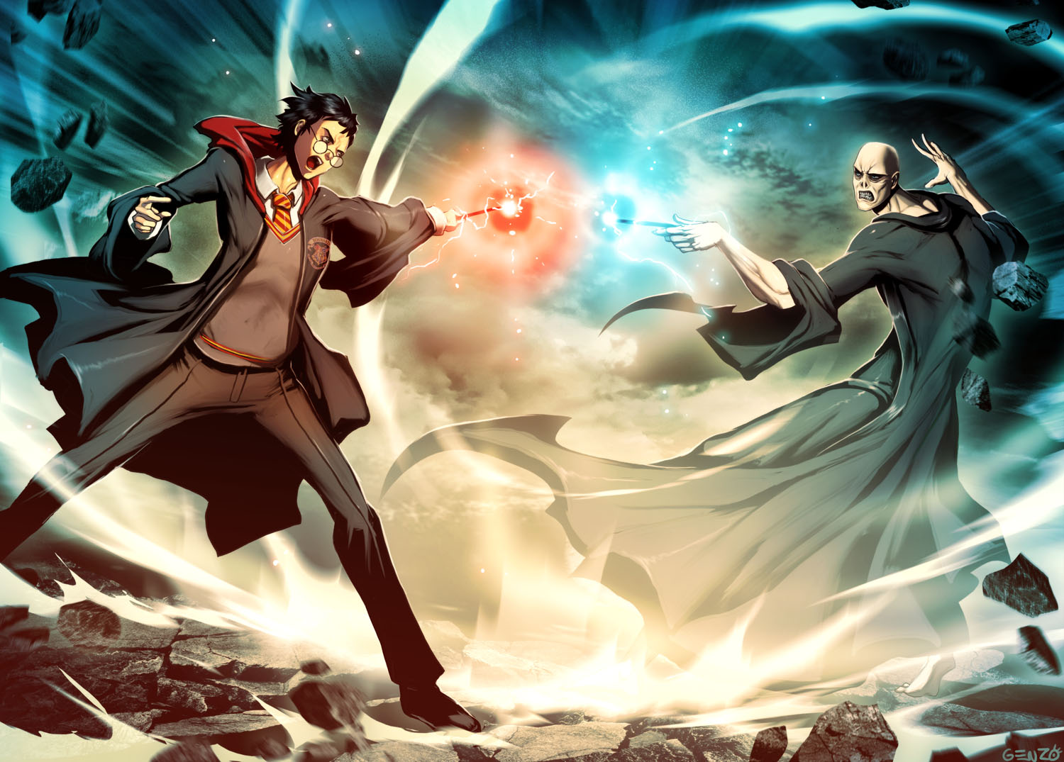 harry potter fan art wallpaper,cg artwork,fictional character,illustration,mythology,anime