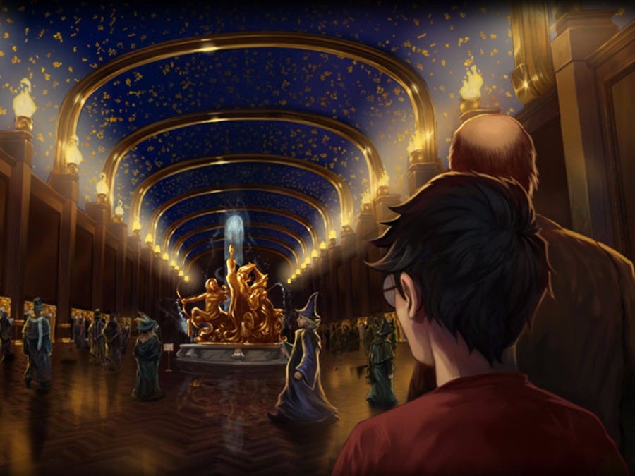 harry potter fan art wallpaper,adventure game,illustration,games,mythology,cg artwork