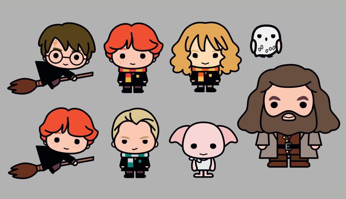 Harry Potter Cartoon Characters WallpaperUse