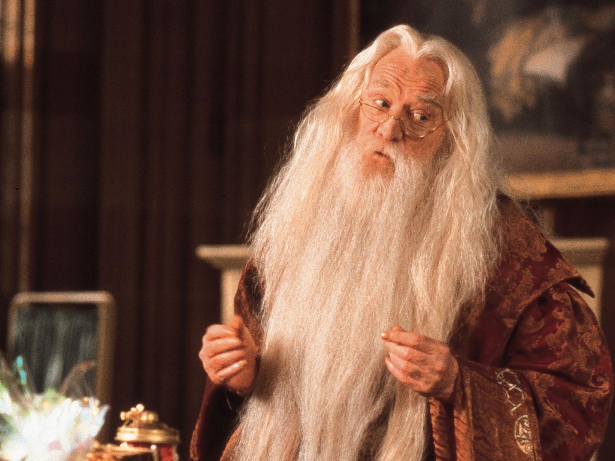 dumbledore wallpaper,beard,event,elder,facial hair,performance