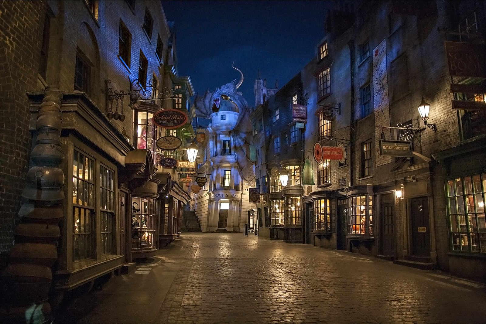 harry potter themed wallpaper,night,street,town,alley,building