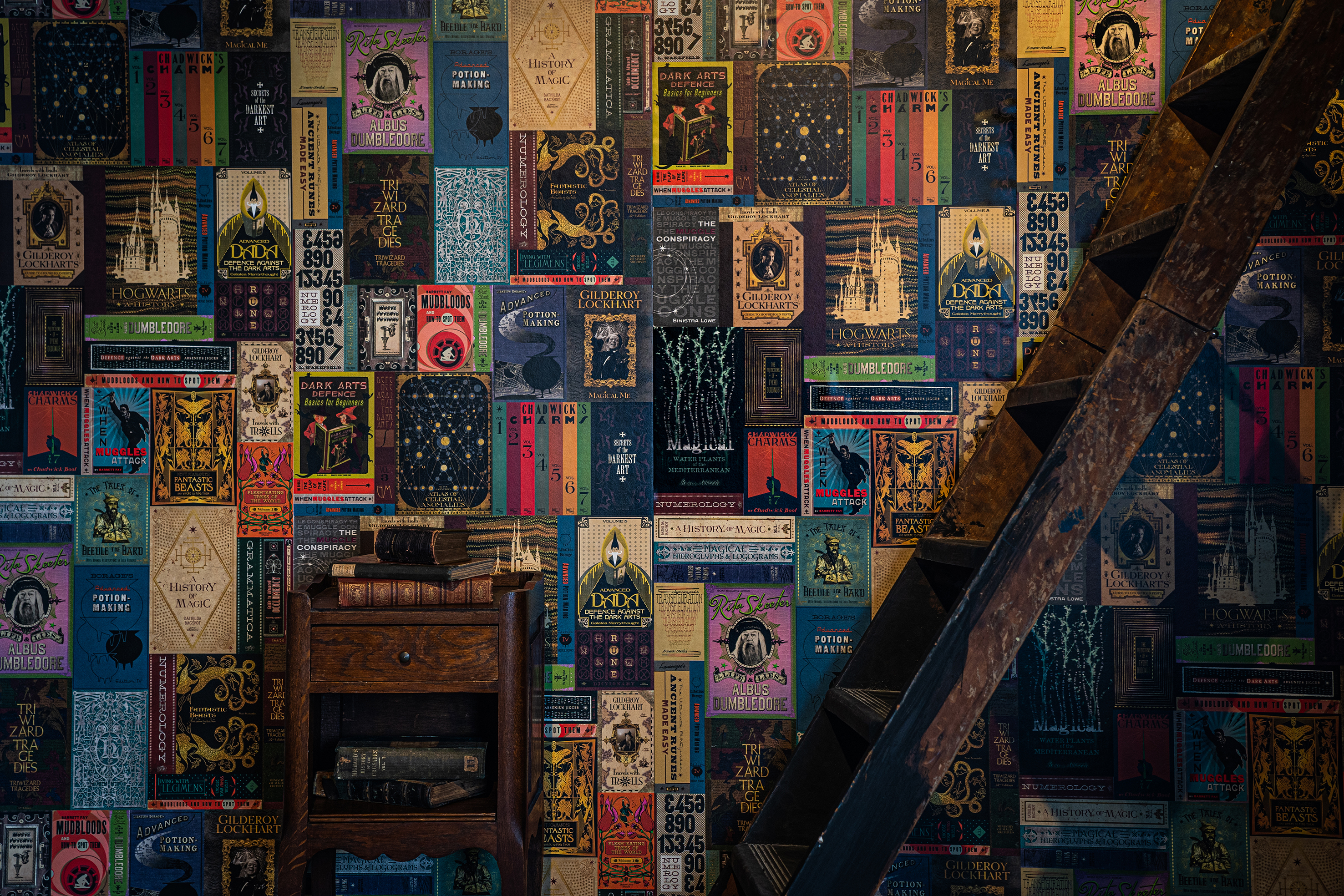 harry potter wallpaper roll,collection,wall,textile,art,photography