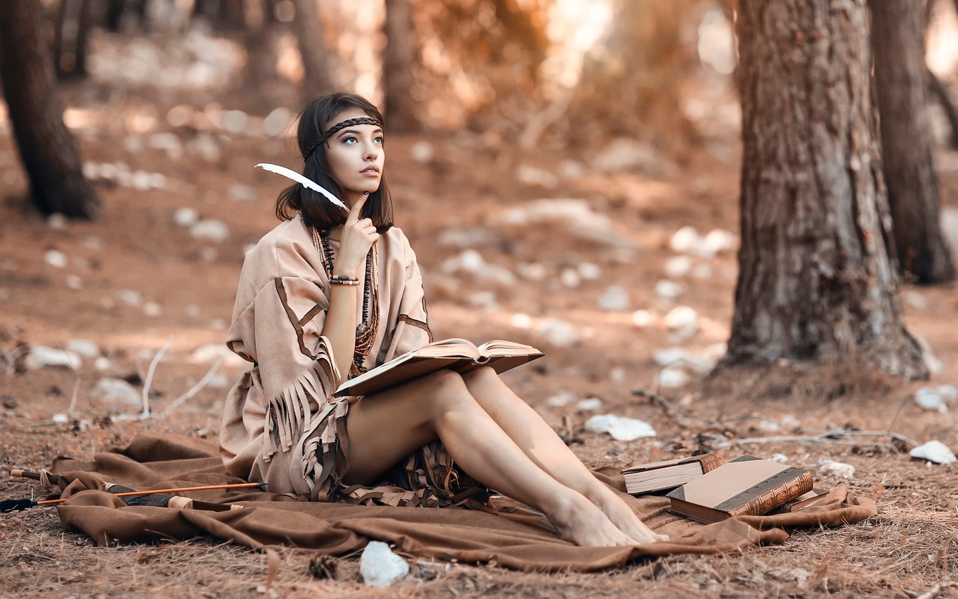 fille lecture livre fonds d'écran,séance,humain,arbre,la photographie,bois