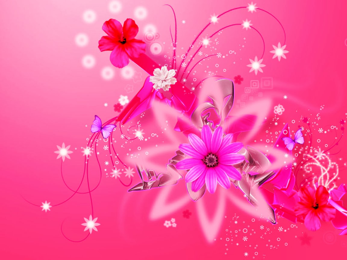 girly desktop wallpaper,pink,graphic design,flower,petal,plant