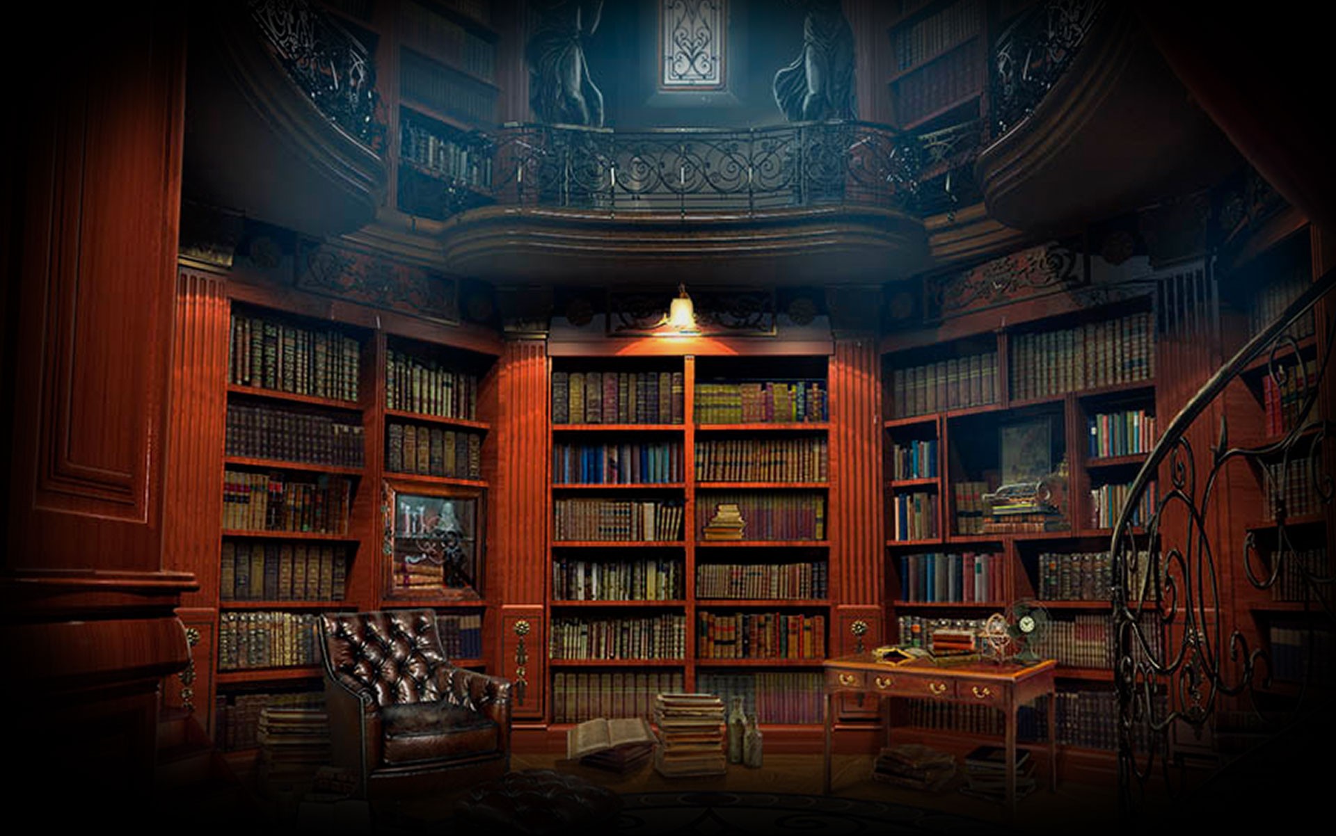 library desktop wallpaper,library,building,darkness,room,adventure game