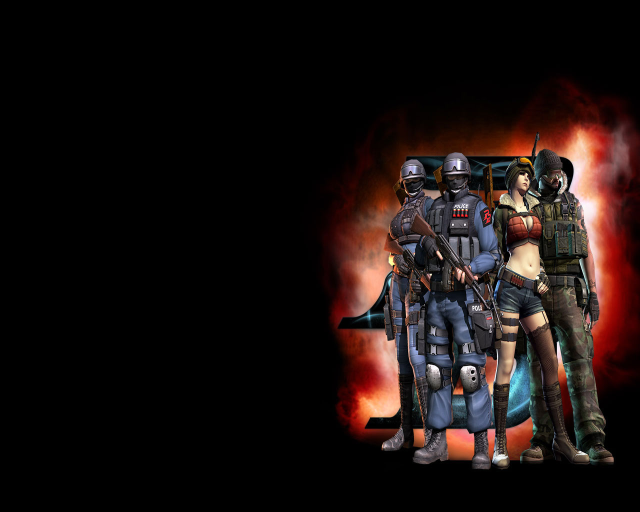 wallpaper point blank keren,darkness,action adventure game,action figure,pc game,fictional character