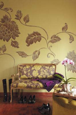 papel pintado funky para paredes,pared,habitación,fondo de pantalla,púrpura,mueble