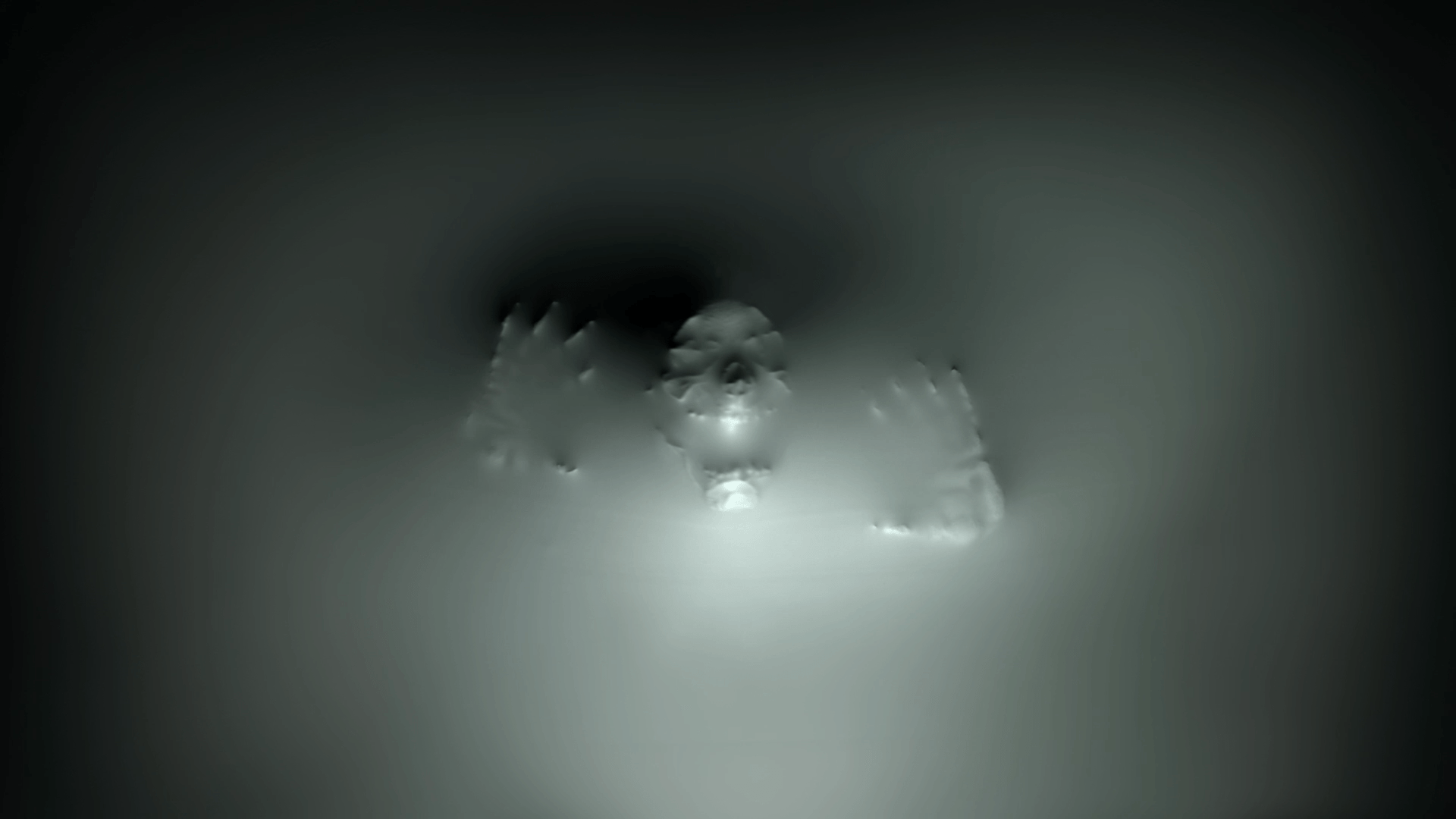 horror 3d live wallpaper,black,white,light,atmospheric phenomenon,monochrome