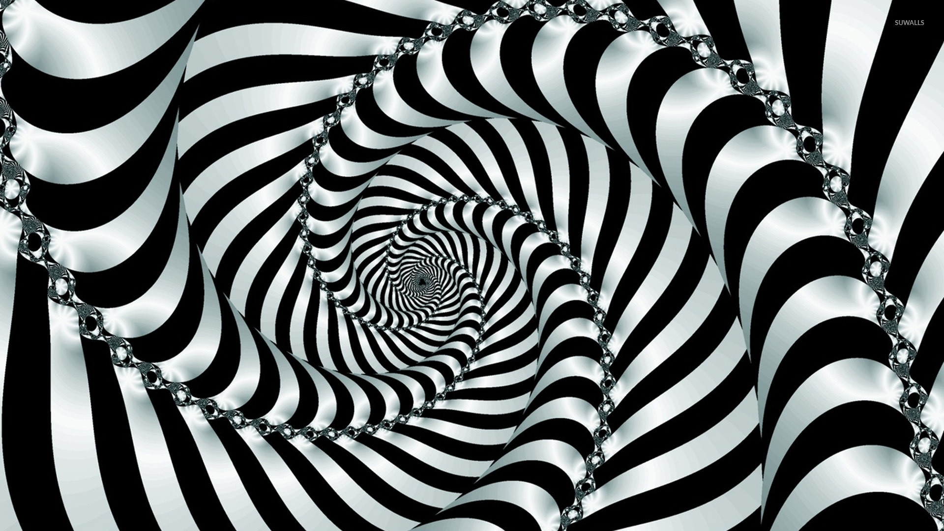 hypnotic wallpaper,black and white,monochrome,monochrome photography,pattern,wildlife