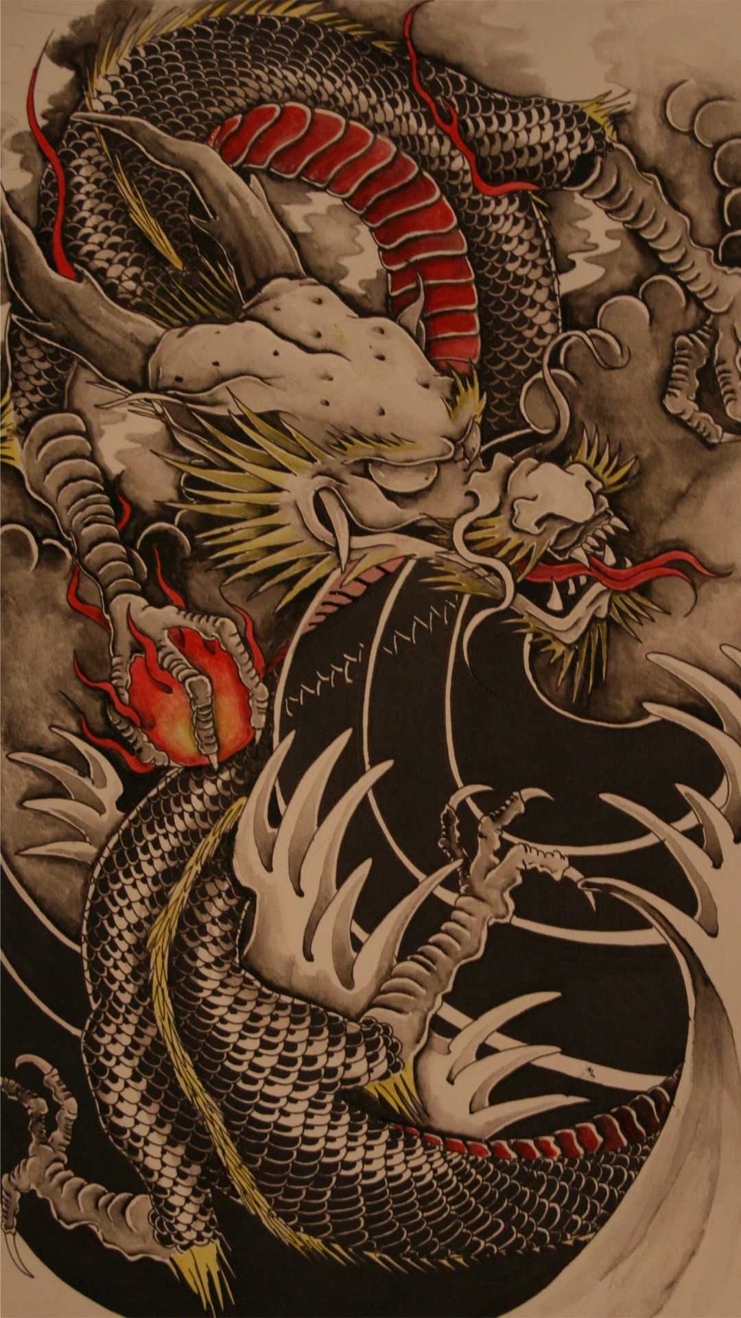 dragon mobile wallpaper,dragon,art,mythology,illustration,fictional character
